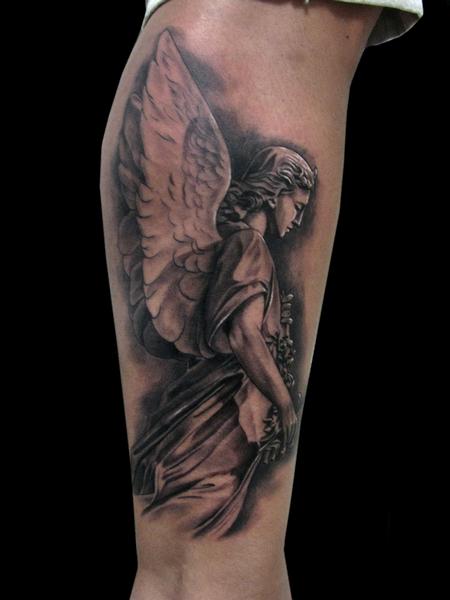 Tattoos - ANGEL STATUE - 101183